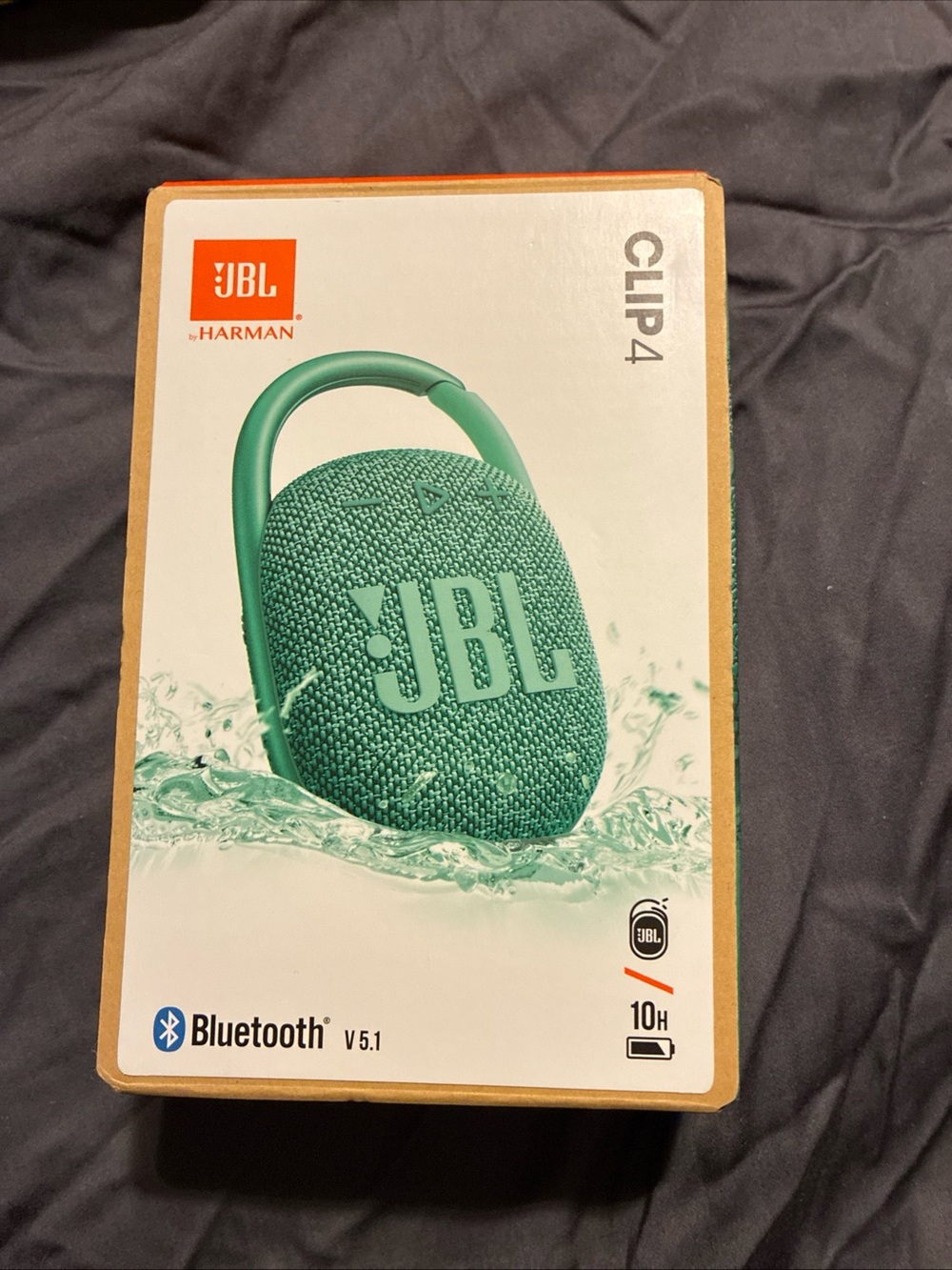 JBL clip 4 portable Bluetooth speaker teal